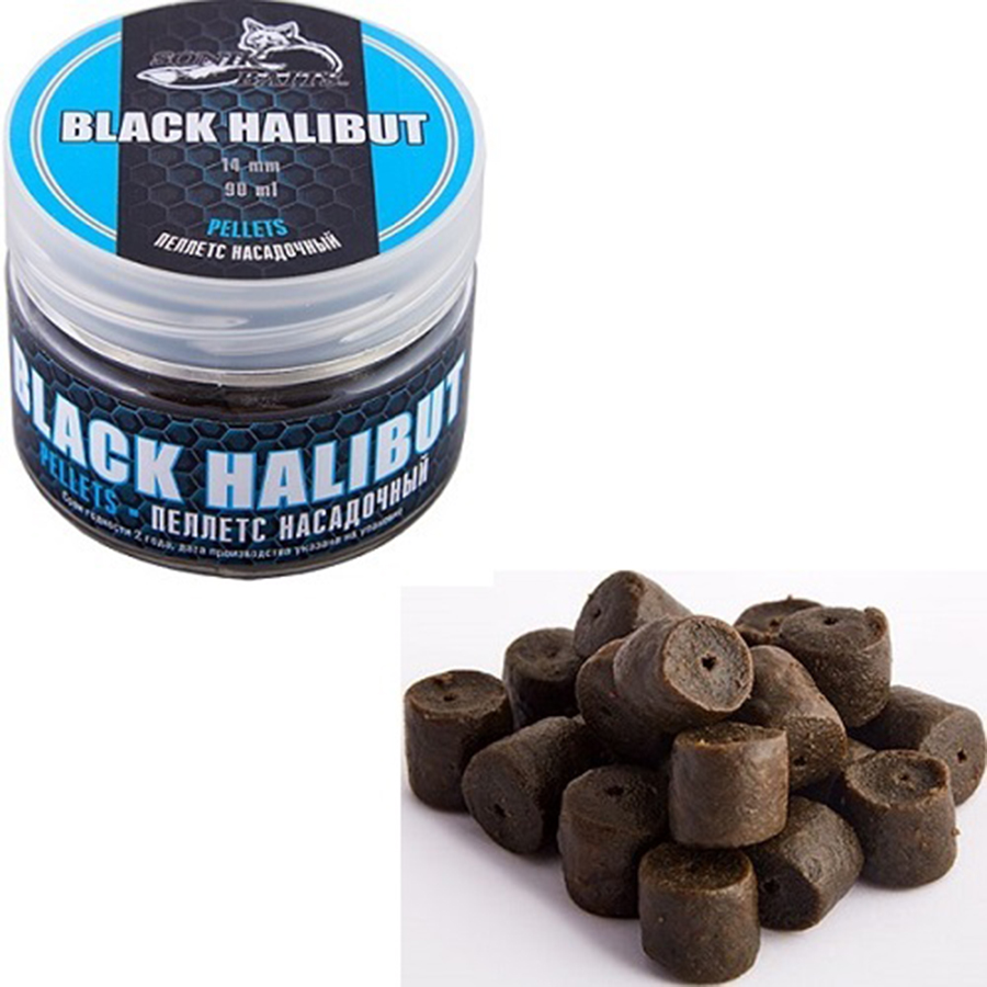 Пеллетс насадочный Baits Black Halibut 14 мм