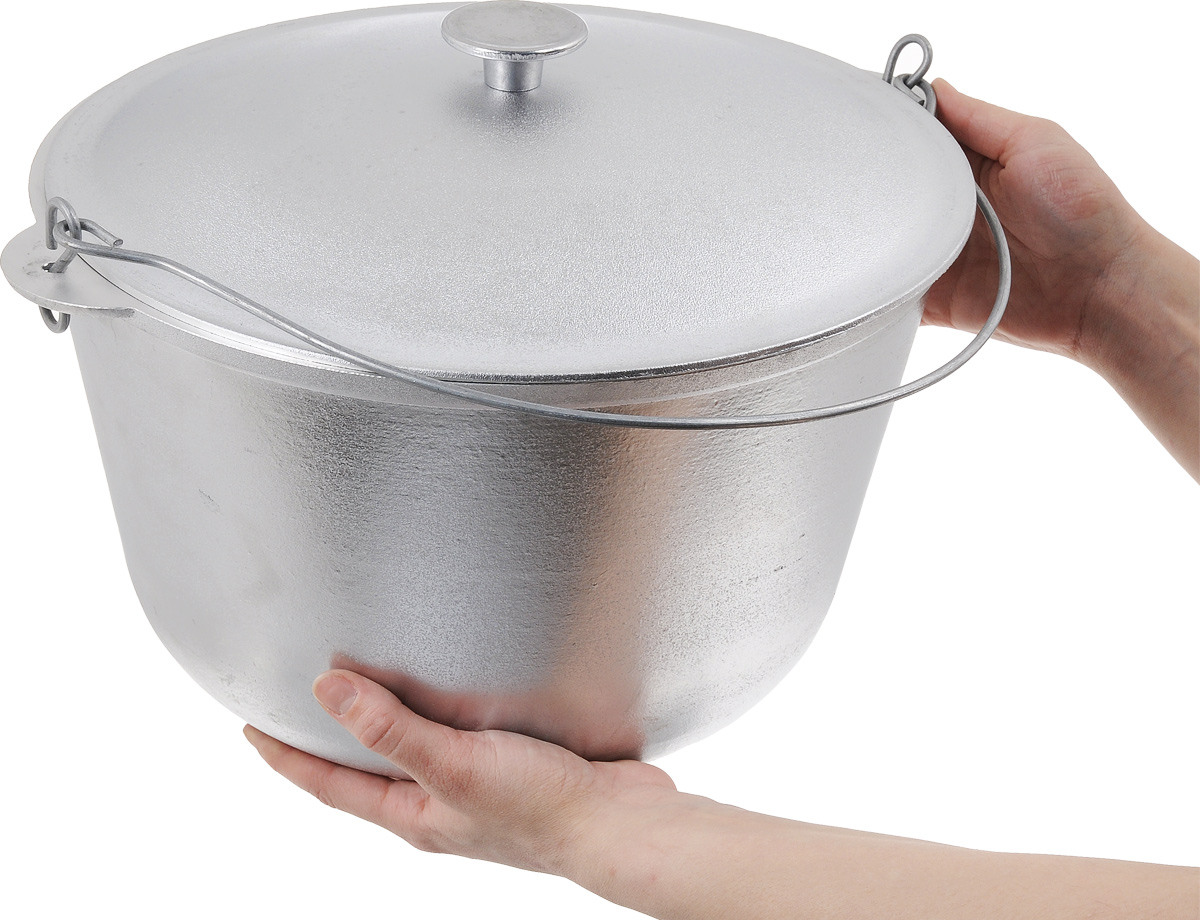 Казан походный 12л "Туризм" d=40см с крышкой