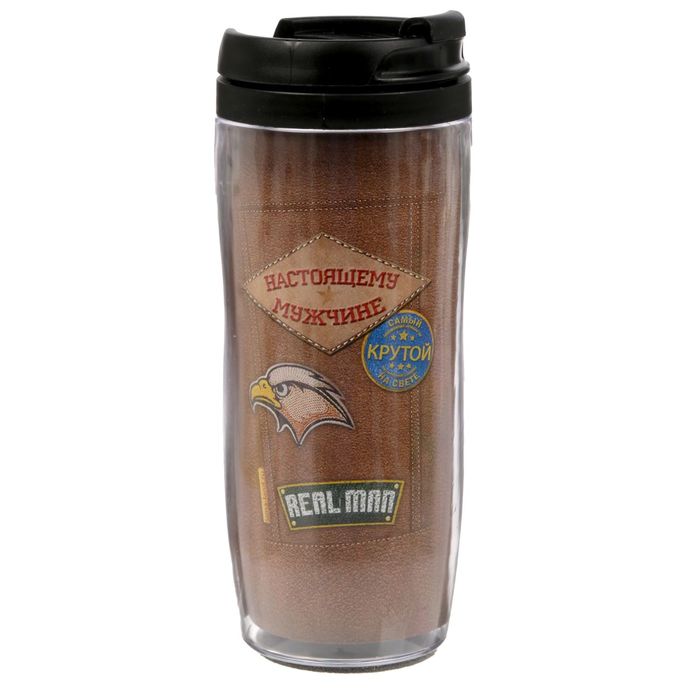 Термостакан "Настоящий мужчина. Костюм" 350мл