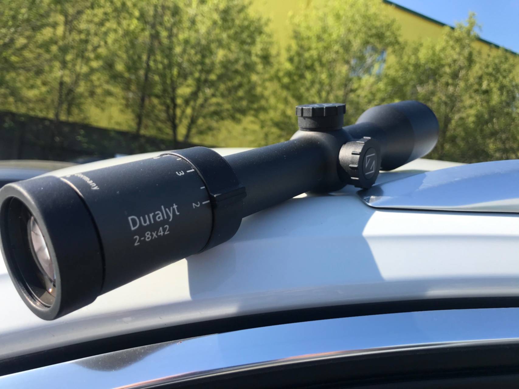 Прицел Duralyt 2-8x42*, кольца, сетка 60