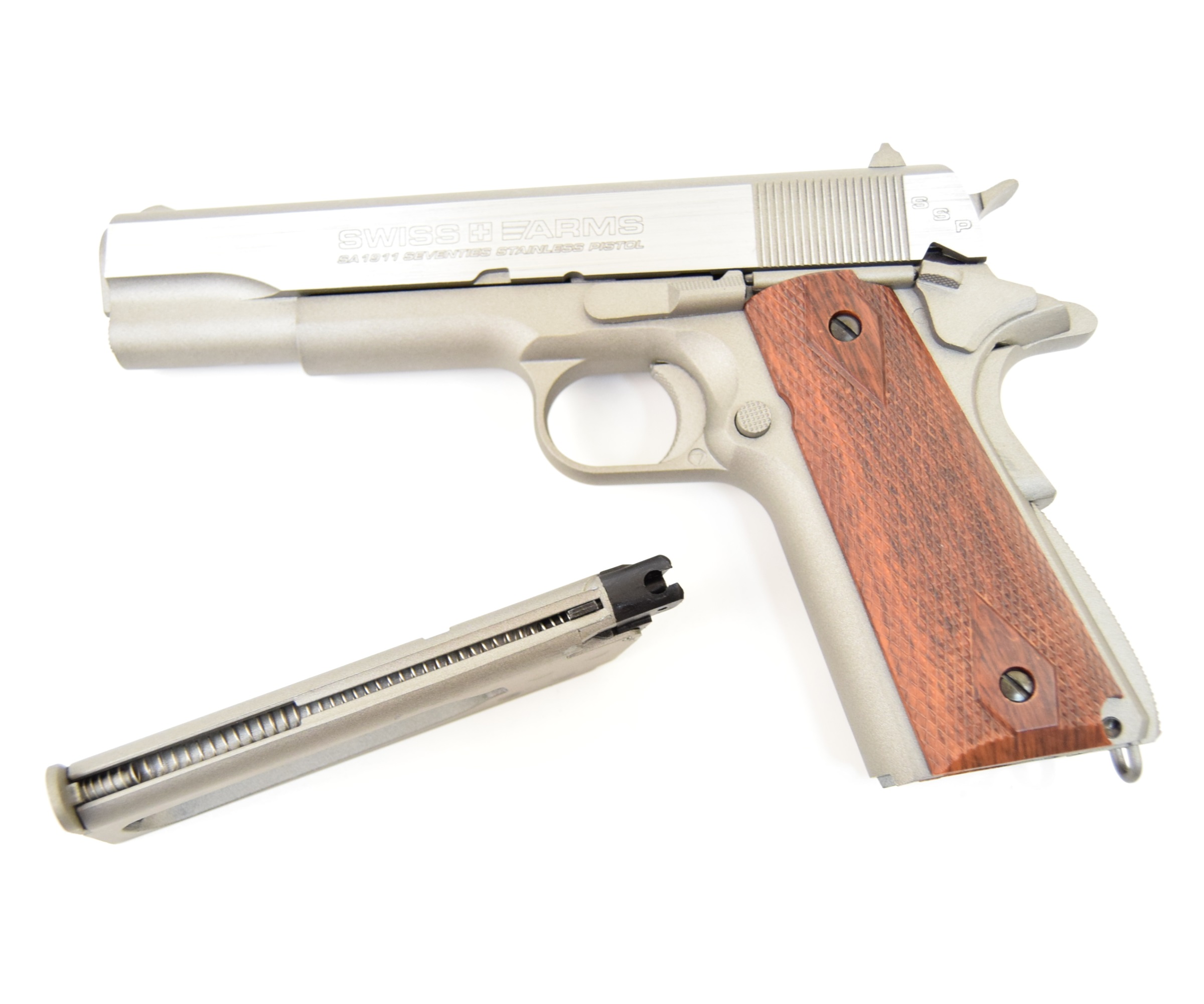 Пистолет SA1911SSP, к.4,5мм (blowback, мет.)