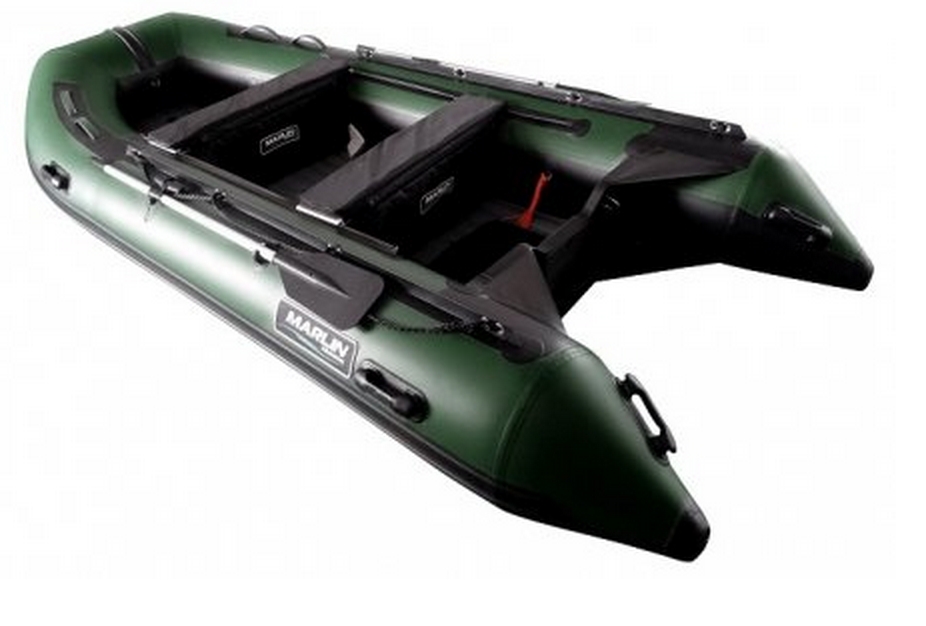Лодка MD-380 (green/black) AIR, 6 местная